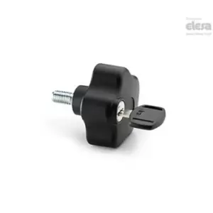 ELESA Safety lobe knob-VLSK.63 p-M8x20-U