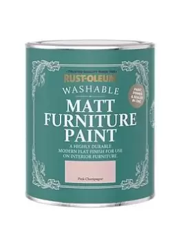 Rust-Oleum Matt Finish 750 Ml Furniture Paint - Pink Champagne