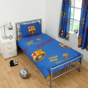 Team Football Single Duvet Set - Barcelona