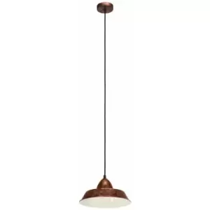 Hanging Ceiling Pendant Light Antique Copper Shade 1 x 60W E27 Bulb Lamp