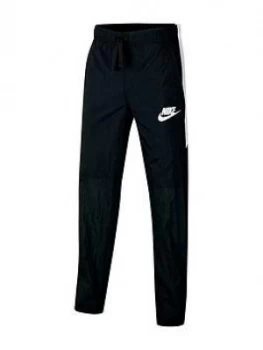 Nike Older Boys Woven Pant - Black/White, Size XL, 13-15 Years