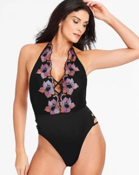 Ann Summers Embroidered Plunge Swimsuit