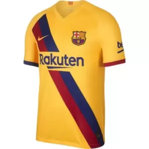 Nike Barcelona 2019/20 Stadium Away Soccer Jersey - Yellow