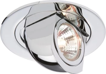 KnightsBridge IP20 12V 50W max. Swivel & Scoop Fitting - Chrome