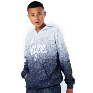 Hype Speckle Fade Kids Pullover Hoodie - Blue