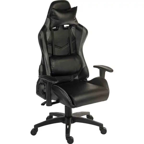 Teknik Yokohama Stylish and Contemporary Gaming Chair With Height Adjustable Arms Black - 6997