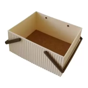 Omnioffre Stacking Storage Box Large Beige