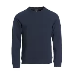 Clique Unisex Adult Classic Plain Round Neck Sweatshirt (XS) (Dark Navy)