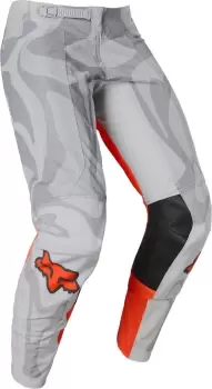 FOX Airline Exo Motocross Pants, grey-orange, Size 36, grey-orange, Size 36