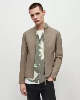 AllSaints Cora Suede Bomber Jacket