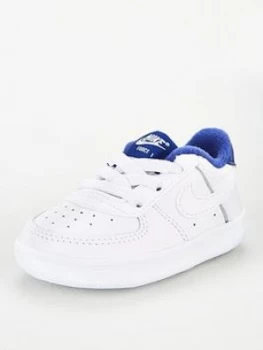 Nike Force 1 Crib Shoes - White/Blue