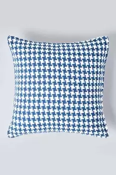 Houndstooth 100% Cotton Cushion Cover