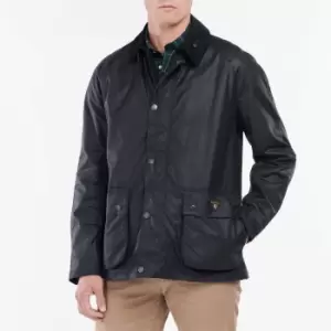 Barbour Mens Crested Strath Jacket - Navy/Ivy - S