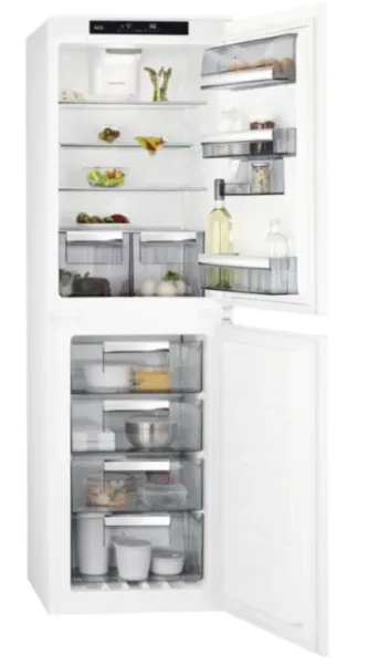 AEG 7000 UltraFresh+ SCE818E6NS 413L Frost Free Integrated Fridge Freezer