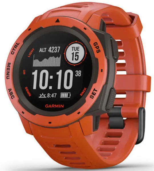 Garmin Watch Instinct Flame Red D - LCD GMN-180