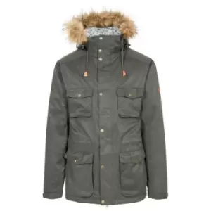 Trespass Mens Quebeckford Waterproof Jacket (L) (Olive)