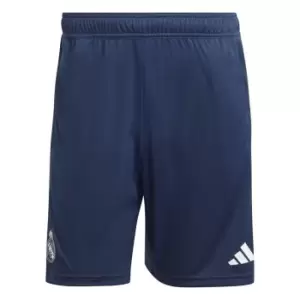 adidas Real Madrid Training Shorts 2023 2024 Adults - Blue