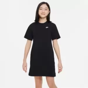 Nike Sportswear Big Kids (Girls') T-Shirt Dress - Black