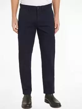 Tommy Hilfiger Denton Chino 1985 Pima Cotton, Navy, Size 36, Inside Leg Regular, Men