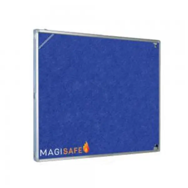 Magiboards Magiboards Fire Retardant Blue Felt Lockable Noticeboard Display Case Portrait 1200x1200 - GX1A05FRBLU GX1A05FRBLU