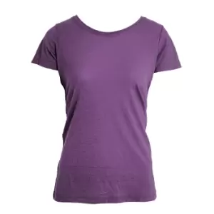 Nakedshirt Womens/Ladies Nancy Triblend T-Shirt (S) (Vintage Purple)