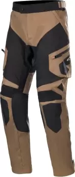 Alpinestars Venture XT Over Boot Motorcycle Textile Pants, black-brown, Size S, black-brown, Size S