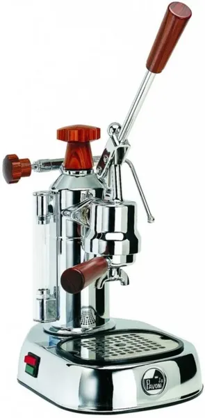 La Pavoni Europiccola Lusso Wooden Handles Lever ECLW-8 Coffee Maker