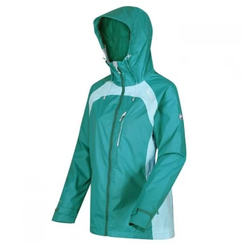 Regatta Womens Highton Stretch II Waterproof & Breathable - Turq/CoolAqu