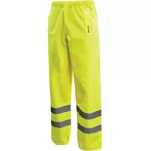 Tuffsafe Medium Hi-vis Yellow Trousers - Yellow