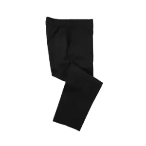 Dennys Unisex Black Elasticated Trouser / Chefswear (2XL) (Black)