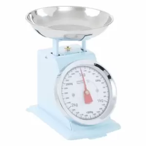 Maison By Premier Retro Style Kitchen Scale, Pastel Blue, 3Kg