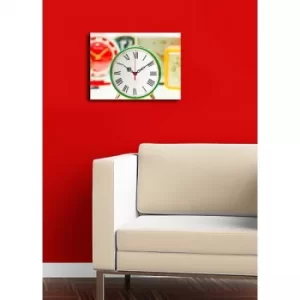 3040CS-86 Multicolor Decorative Canvas Wall Clock