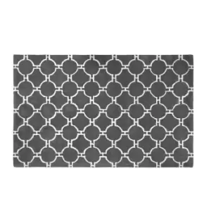 Premier Housewares Large Kensington Townhouse Rug - Grey/White