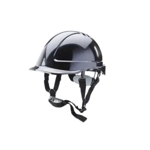 BBrand Reduced Peak Safety Helmet Black