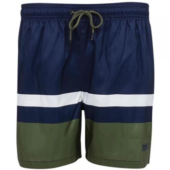 Barbour International Essential Block Stripe Swim Shorts - Int. Navy NY39