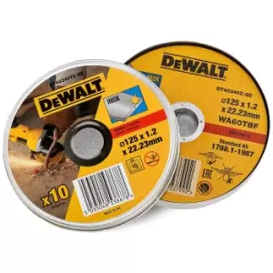 DEWALT INOX Thin Stainless Steel Cutting Disc 125mm