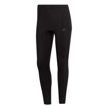 adidas FastImpact Shiny Running 7/8 Tights Womens - Black