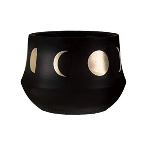 Sass & Belle Moon Phases Black Planter