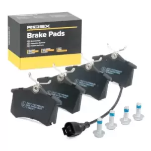 RIDEX Brake pad set VW,SEAT 402B0364 6Q0698451,6Q0698451B,6X0698451 JZW698451F,6Q0698451,6Q0698451B,JZW698451F