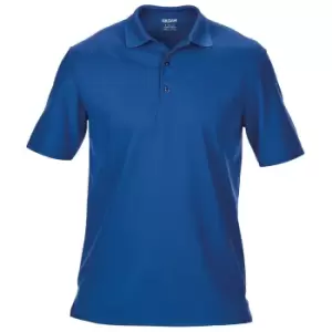 Gildan Mens Performance Sport Double Pique Polo Shirt (3XL) (Royal)