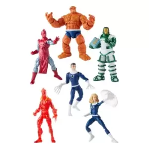 Marvel Legends Retro Collection Action Figures 15cm Fantastic Four 2021 Wave 1 Assortment (6)