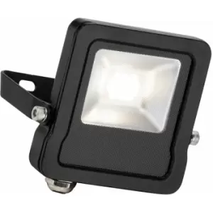 Loops - Outdoor IP65 LED Floodlight - 10W Cool White LED - 800 Lumens - Angled Bracket