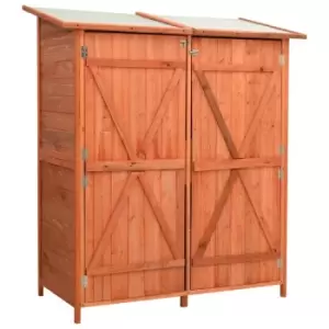 Vidaxl Garden Tool Shed 135.5X75X160 Cm Solid Firwood