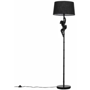 MiniSun Hanging Monkey Floor Lamp with Tapered Lampshade