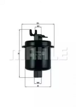 Fuel Filter KL185 78796419 by MAHLE Original