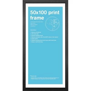 Black Frame PDQ (50x100cm)