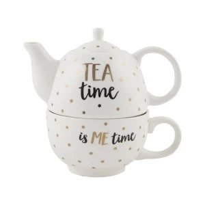 Sass & Belle Gold Tea Time Tea For One