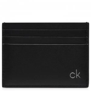 Calvin Klein Leather Card Holder - Black