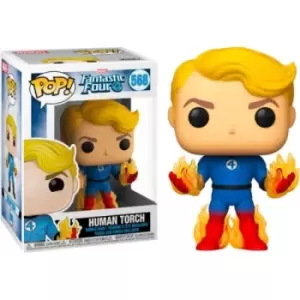 Marvel Fantastic 4 Human Torch with Flames EXC Pop! Vinyl Figure