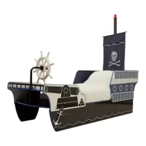 Interiors by PH Kids Pirate Ship Bed Black/Blue